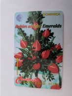 DOMINICA / $20,- GPT CARD / DOM - 138B   / RUBIES AMIDST EMERALDS     Fine Used Card  ** 13331 ** - Dominique