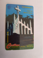 DOMINICA / $10,- GPT CARD / DOM - 153B   / CROSS AT MORNE BRUCE      Fine Used Card  ** 13332 ** - Dominique