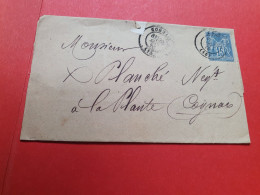 Lettre Avec Texte De Cognac Pour Cognac En 1878 - Réf 122 - 1877-1920: Semi Modern Period