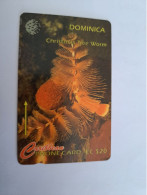 DOMINICA / $20,- GPT CARD / DOM - 9E  / CHRISTMAS TREE  WORM        Fine Used Card  ** 13335 ** - Dominique