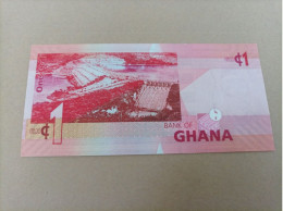 Billete De GHANA De 1 Cedi, Año 2014, UNC - Ghana