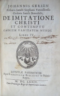 [Thomas A Kempis] - De Imitatione Christi 1674 - Antes De 18avo Siglo