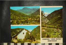 CP, 05,  Montmaur Camping Mon Repos Carte 3 Vues - Sonstige & Ohne Zuordnung