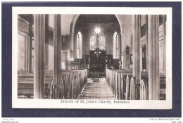 Barbados -- Interior St Johns Church HW PARKINSON COPYRIGHT UNUSED - Barbades