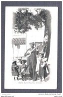 Blind Black Colored Coloured BLACK Musician And His Children Banjo Bermuda Unused - Bermuda