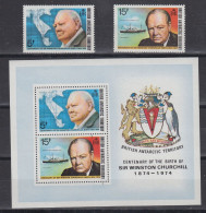 British Antarctic Territory(BAT) 1974 Sir Winston Churchill 2v  + M/s ** Mnh (58712) - Ongebruikt