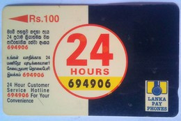 Sri Lanka 38SRLB 24 Hours  Rs 100 - Sri Lanka (Ceylon)