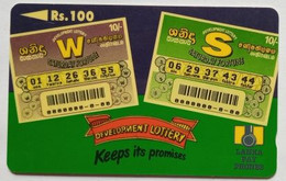 Sri Lanka 34SRLD Rs.100 Development Lottery - Sri Lanka (Ceilán)