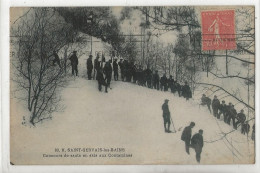 Saint-Gervais-les-Bains (74) : Le Concours De Saut En Skis Des Contamines En 1928 (animé) PF. - Contamine-sur-Arve