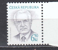 Czech Rep. 2003 - Regular Stamp: Vaclav Klaus, Mi-Nr. 381, MNH** - Nuevos