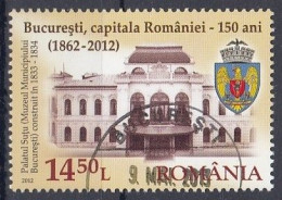 ROMANIA 6597,used,falc Hinged - Gebruikt