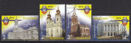 ROMANIA 6773-6776,used,falc Hinged - Usado