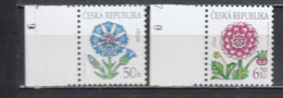 Czech Rep. 2003 - Regular Stamps: Flowers, Mi-Nr. 377/78, MNH** - Nuevos