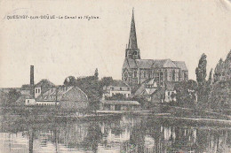AK Quesnoy-sur-Deûle - Le Canal Et L'Église - Feldpost Res.-Inf.-Regt. 64 - 1915 (63983) - Lambersart