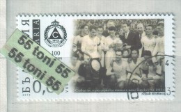 2013 Football - 100th Anni. Of Football Club - (SLAVIA) 1v.- Used  (O) BULGARIA / Bulgarie - Usati