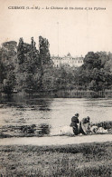 77 CESSON  LE CHÂTEAU DE STE ASSISE ET LES PYLONES - Cesson