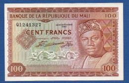 MALI - P. 7 – 100 Francs 22.09.1960 (1967) UNC, S/n Q1241327 - Mali