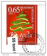 2012, Christmas 1v.- Used/oblitere (O)  Bulgaria / Bulgarie - Oblitérés