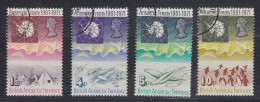 British Antarctic Territory (BAT) 1971 Antarctic Treaty 4v Used (58721A) - Oblitérés