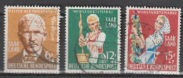 SAAR 1958: Mi 441 - 443 / YT 423 - 425, O - LIVRAISON GRATUITE A PARTIR DE 10 EUROS - Gebraucht