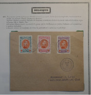 BR19 RED CROSS  BELGIQUE  BELLE LETTRE RR 1915 CROIX ROUGE BAAR BAR LE DUC  FRANCE   +AFF. PLAISANT+ - 1914-1915 Rotes Kreuz