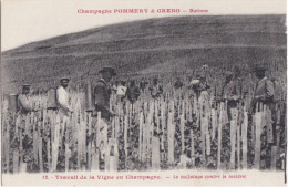 Ancienne Carte Postale "Champagne Pommery" Sulfatage De La Vigne - Targhe In Lamiera (a Partire Dal 1961)