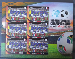 AFRQUE DU SUD RSA 2010 MNH** FRANCE IMPERF FOOTBALL FUSSBALL SOCCER CALCIO VOETBAL FOOT FUTEBOL FUTBOL SIERRA LEONE - 2010 – Zuid-Afrika