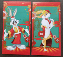 Malaysia Pavilion Disney Looney Tunes Year Of The Rabbit 2023 Chinese New Year Cartoon Animation Angpao (money Packet) - Año Nuevo