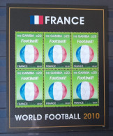 AFRQUE DU SUD RSA 2010 MNH** FRANCE FOOTBALL FUSSBALL SOCCER CALCIO VOETBAL FOOT FUTEBOL FUTBOL GAMBIE GAMBIA - 2010 – Sud Africa