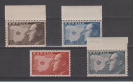 SPAGNA:  1949  JUAN  III° -  S. CPL. 4  VAL. N. -  NON  EMESSI - Variétés & Curiosités