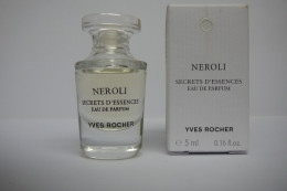 YVES ROCHER:" NEROLI  " MINI EDP 5 ML  LIRE ET VOIR!! - Miniatures Femmes (avec Boite)
