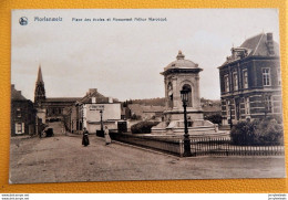 MORLANWELZ  -  Place Des Ecoles Et Monument Arthur Warocqué - Morlanwelz