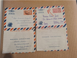 AEROGRAMME 1967/1969 BOMBEY  ET FRASER TGWN - Storia Postale