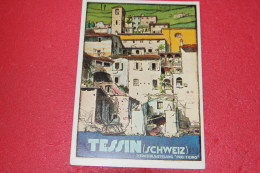 Ticino Lago Lugano Forse Gandria Disegno Arch. Chiattone 1984 - Gandria 