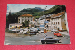 Ticino Airolo Via San Gottardo + Auto VW Maggiolone E Insegna Coca Cola 1973 + NO Stamps - Airolo