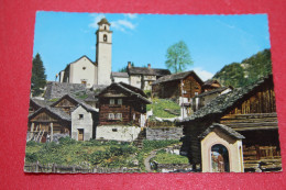 Ticino Bosco Gurin Waliserdorf Veduta Verso La Chiesa 1967 - Bosco/Gurin