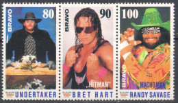 Undertaker LILY Bret Hart Savage Randy  WWF World Wrestling Federation BRAVO Germany LABEL CINDERELLA VIGNETTE Sport TV - Wrestling