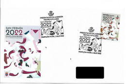 SPAIN. POSTMARK. SAN FERMIN. PAMPLONA. 2022 - Macchine Per Obliterare (EMA)