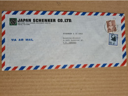 LETTRE JAPON   JAPAN SCHENKER CO POUR HANNOVER TOKYO - Brieven En Documenten