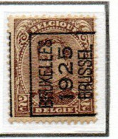 Préo Typo N° 109A Et 109B - Sobreimpresos 1922-26 (Alberto I)