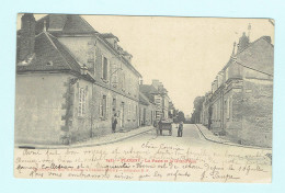 CPA FLOGNY La Poste Et La Grande Rue -89 Yonne - Flogny La Chapelle