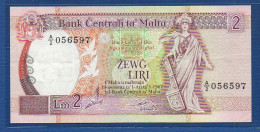 MALTA - P.41 – 2 Liri L. 1967 (1989) XF, S/n A/2 056597 - Malta