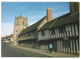 THE GUILD CHAPEL KING EDWARD VI GRAMMAR SCHOOL AND TUDOR ALMS HOUSES.-  STRATFORD-UPON-AVON.- ( REINO UNIDO ) - Stratford Upon Avon