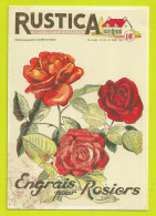 CP Couverture De L'Hebdomadaire Illustré RUSTICA N°35 Du 27/08/1950 Engrais Pour Rosiers VOIR DOS - French