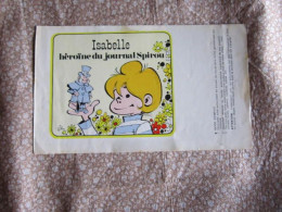 AUTOCOLLANT ISABELLE HEROINE DU JOURNAL DE SPIROU - Isabelle