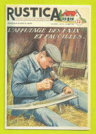 CP Couverture De L'Hebdomadaire Illustré RUSTICA N°19 Du 13/05/1951 L'Affutage Des Faux Et Faucilles VOIR DOS - French