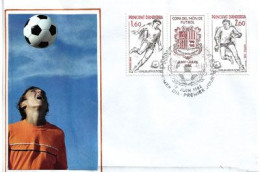 ANDORRA. Coupe Du Monde 1982 En Espagne.  Lettre FDC - Covers & Documents