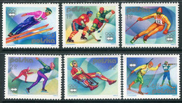 POLAND 1976 Winter Olympic Games, Innsbruck MNH / **.  Michel 2421-26 - Unused Stamps