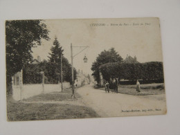 YONNE-CERISIERS-ENTREE DU PAYS ROUTE DE THEIL ANIMEE - Cerisiers