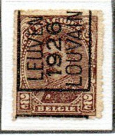 Préo Typo N° 131A-132A - Sobreimpresos 1922-26 (Alberto I)